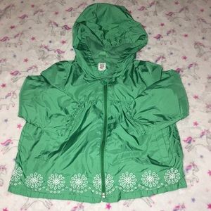 Baby Gap Embroidered Zip Up Windbreaker